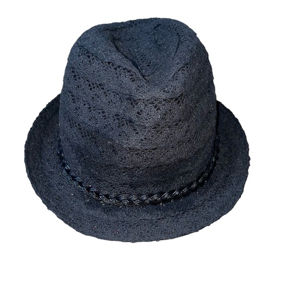 Jane & Berry fedora hat for women black breathable summer vacation OSFM - Picture 5 of 7